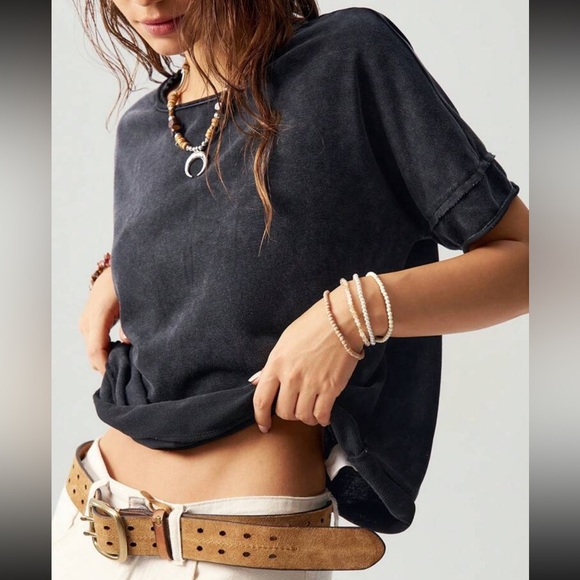 Boho butterfly cutout cotton blouse - Picture 4 of 7